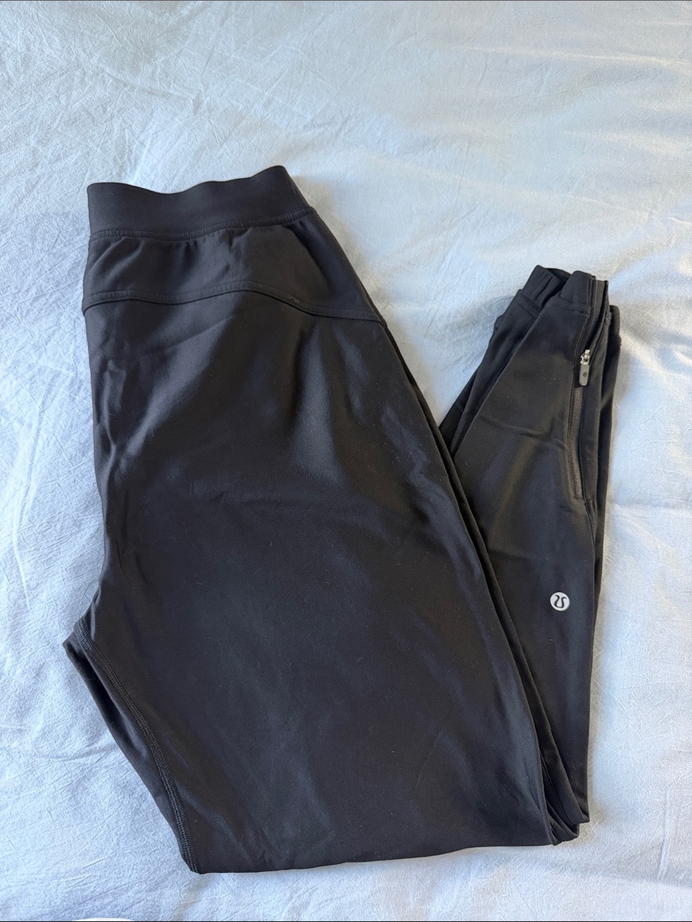 lululemon athletica Black Zip-Ankle Women's Leggings
